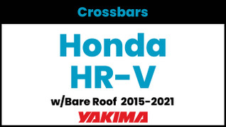 Honda HR-V (w/bare roof) Yakima Crossbar Complete Roof Rack | 2015-2021