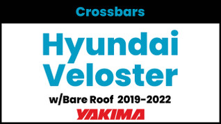 Hyundai Veloster Yakima Crossbar Complete Roof Rack | 2019-2022