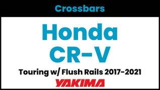 Honda CR-V Touring (w/flush rails) Yakima Crossbar Complete Roof Rack | 2017-2021