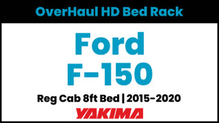 Ford F-150 Reg Cab - 8ft Bed | Yakima OverHaul HD Complete Bed Rack | 2015-2020