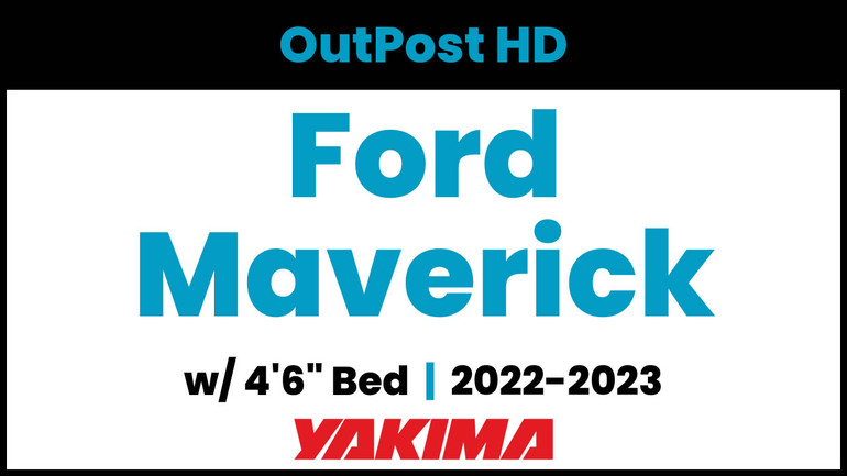 Ford Maverick - 4'6" Bed | Yakima OutPost HD Complete Bed Rack | 2022-2023