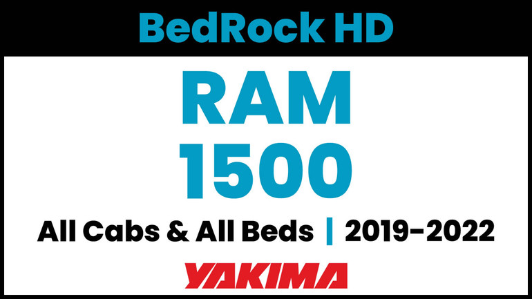 2019-2022 RAM 1500 | Yakima BedRock HD Complete Bed Rack | Towers & Bars