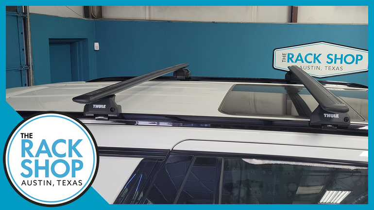 2021-2025 Chevrolet Tahoe (w/flush rails) Thule Crossbar Complete Roof Rack