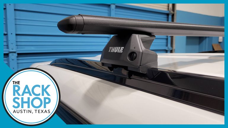 2021-2025 Cadillac Escalade (w/flush rails) Thule Crossbar Complete Roof Rack