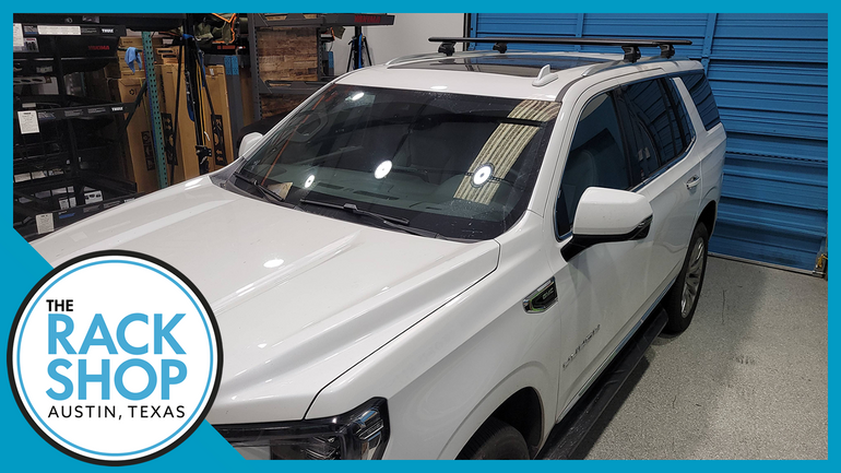 2021-2025 GMC Yukon Denali (w/flush rails) Thule Crossbar Complete Roof Rack