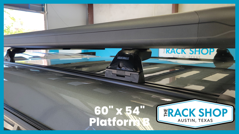 Yakima LockNLoad w/SkyLine Tower Roof Rack for Pre-Installed Truck Cap Tracks | SELECT SIZE