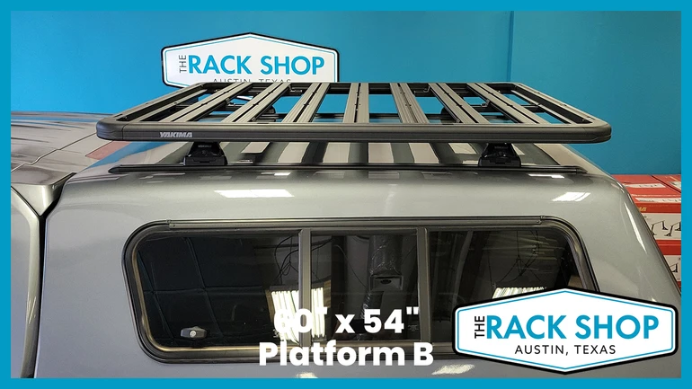 Yakima LockNLoad w/SkyLine Tower Roof Rack for Pre-Installed Truck Cap Tracks | SELECT SIZE