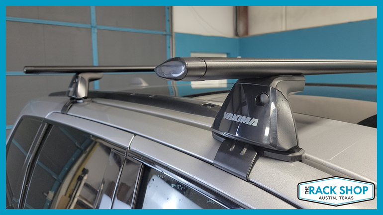 2011-2021 Jeep Grand Cherokee (w/black trim) Yakima Crossbar Complete Roof Rack