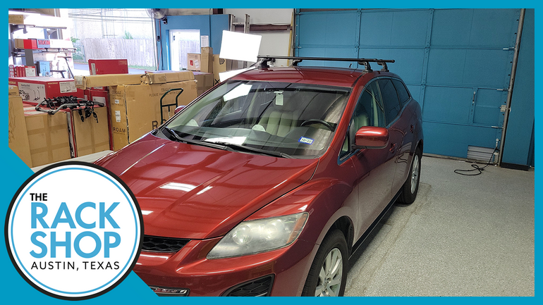 2007-2012 Mazda CX-7 (w/fixed Points) Yakima Crossbar Complete Roof Rack