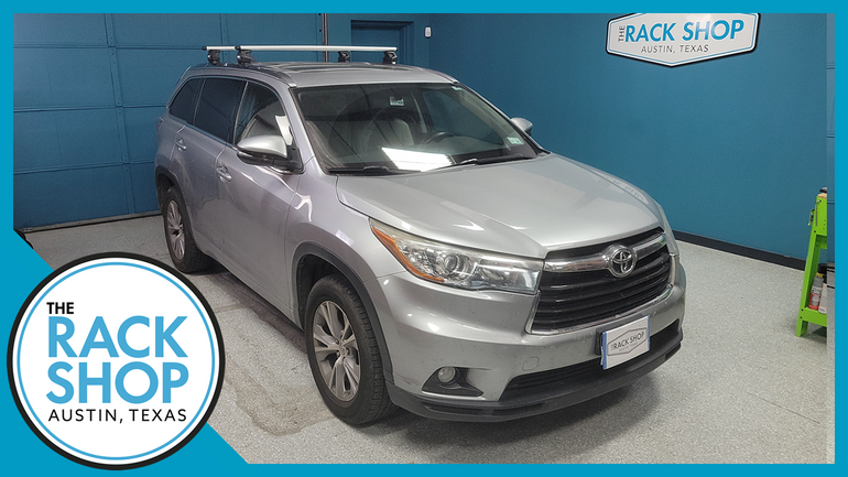 2014-2019 Toyota Highlander (w/flush rails) Thule Crossbar Complete Roof Rack
