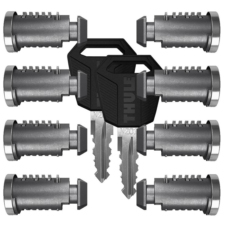 Thule One-Key System Lock Cylinders | Set of 8
