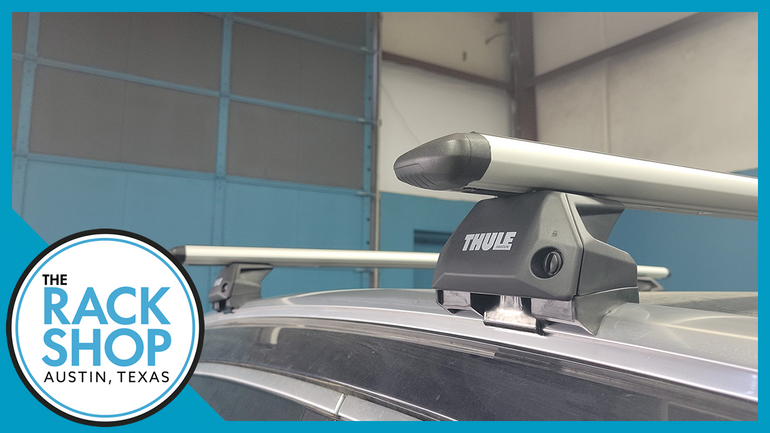 2018-2025 Audi Q5 (w/flush rails) Thule Crossbar Complete Roof Rack