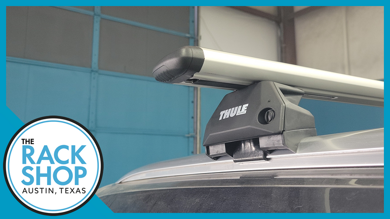 2018-2025 Audi Q5 (w/flush rails) Thule Crossbar Complete Roof Rack