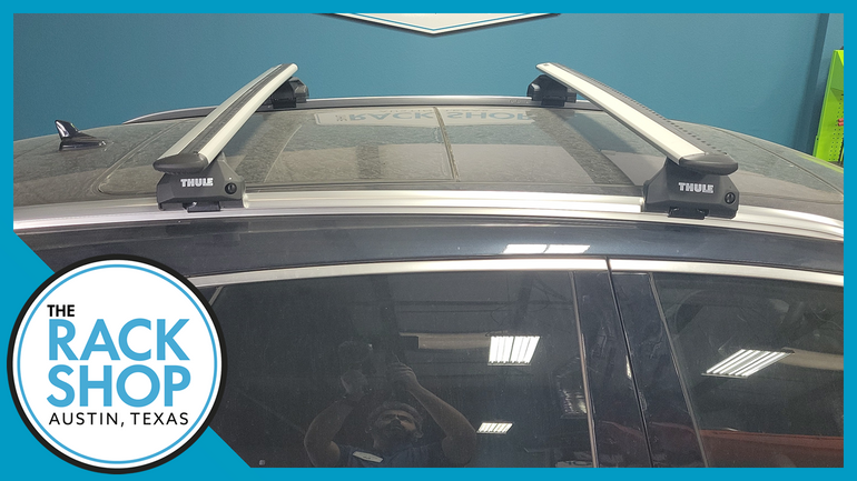 2018-2025 Audi Q5 (w/flush rails) Thule Crossbar Complete Roof Rack