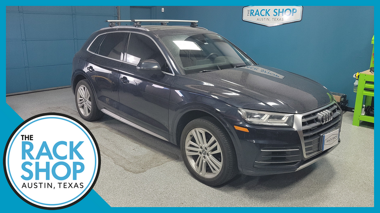 2018-2025 Audi Q5 (w/flush rails) Thule Crossbar Complete Roof Rack