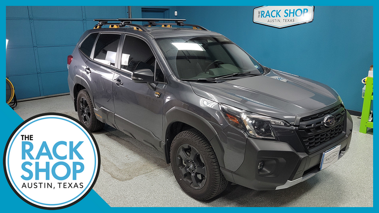 2022-2024 Subaru Forester WILDERNESS (w/raised rails) Thule Crossbar Complete Roof Rack