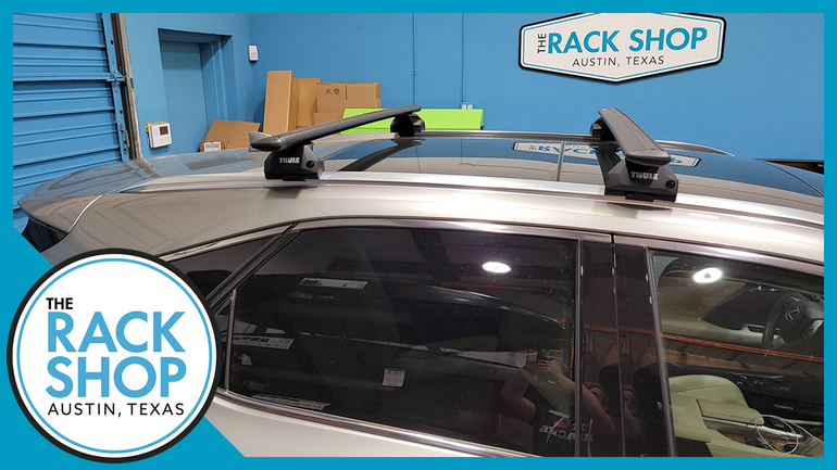 2016-2022 Lexus RX (w/flush rails) Thule Crossbar Complete Roof Rack