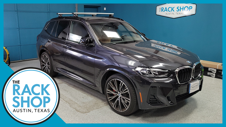 2018-2024 BMW X3 (w/flush rails) Thule Crossbar Complete Roof Rack