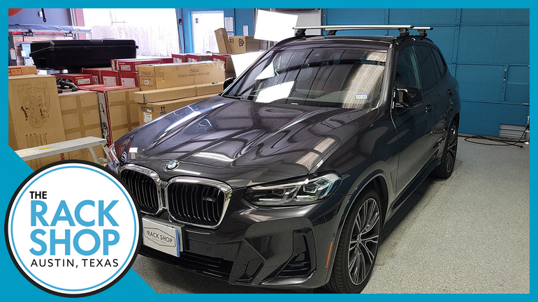 2018-2024 BMW X3 (w/flush rails) Thule Crossbar Complete Roof Rack