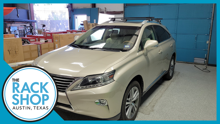 2010-2015 Lexus RX (w/raised rails) Yakima Crossbar Complete Roof Rack