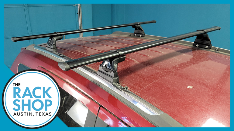2011-2016 Jeep Compass (w/flush rails) Yakima Crossbar Complete Roof Rack