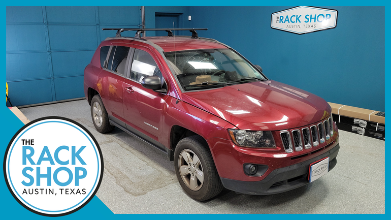 2011-2016 Jeep Compass (w/flush rails) Yakima Crossbar Complete Roof Rack