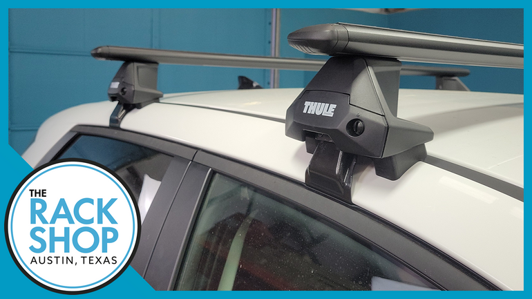2022-2025 Hyundai Ioniq 5 5DR SUV Thule Crossbar Complete Roof Rack 2022-2025 Hyundai Ioniq 5 5DR SUV Thule Crossbar Complete Roof Rack