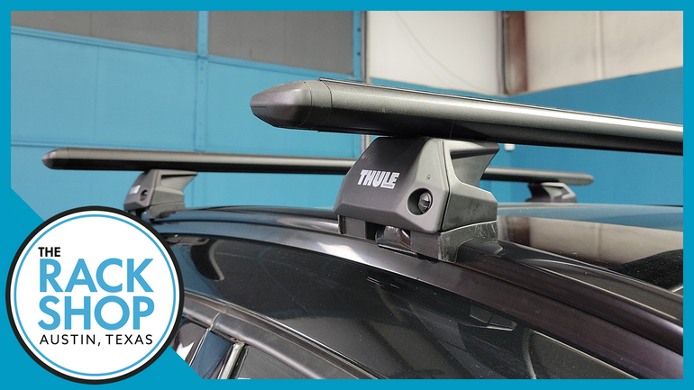 2014-2020 Mercedes GLA Class (w/flush rails) Thule Crossbar Complete Roof Rack