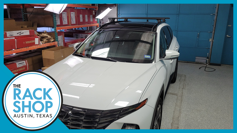 2022-2025 Hyundai Tucson (w/flush rails) Thule Crossbar Complete Roof Rack