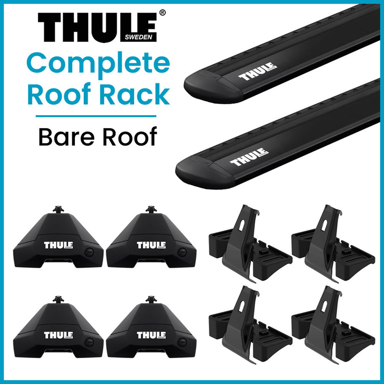 Thule Clamp BLACK WingBar Evo Complete Roof Rack