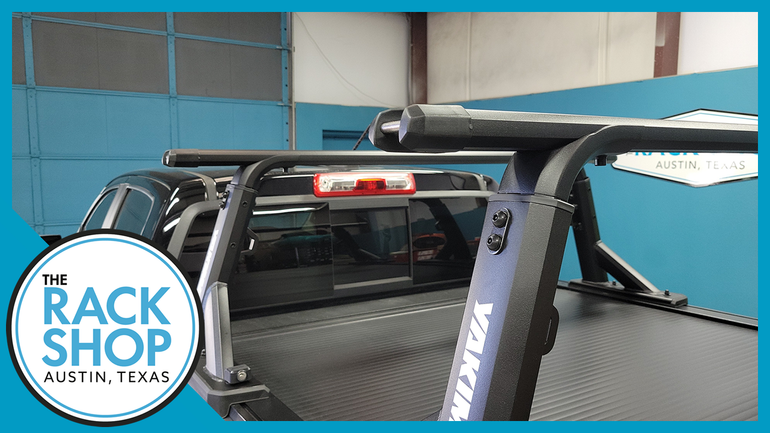 2015-2022 GMC Canyon Yakima OverHaul HD Bed Rack for Retrax XR Tonneau Cover