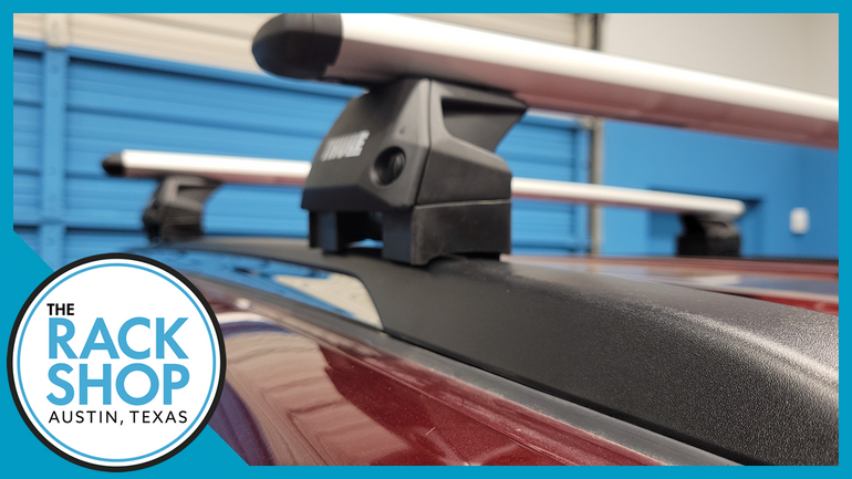 2021-2025 Jeep Grand Cherokee/L WL (w/flush rails) Thule Crossbar Complete Roof Rack
