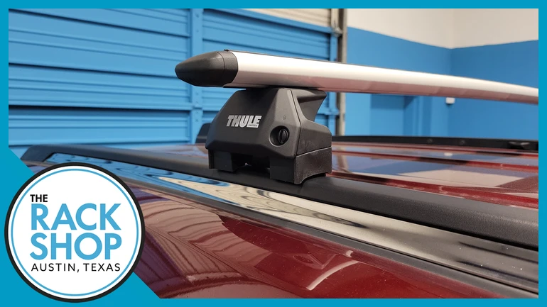 2021-2025 Jeep Grand Cherokee/L WL (w/flush rails) Thule Crossbar Complete Roof Rack