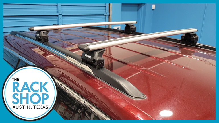 2021-2025 Jeep Grand Cherokee/L WL (w/flush rails) Thule Crossbar Complete Roof Rack