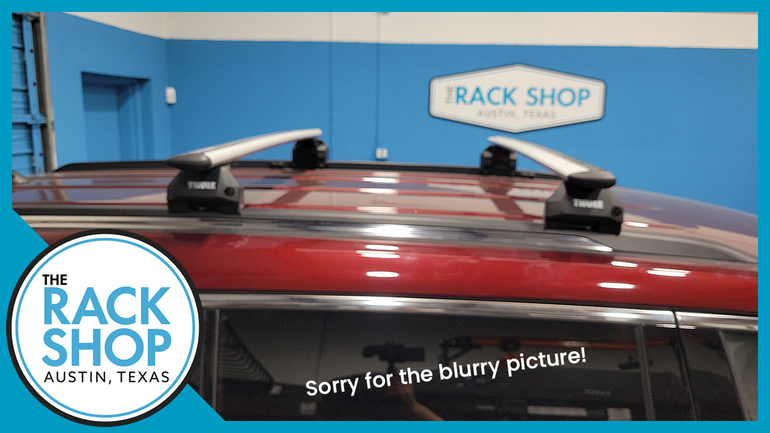 2021-2025 Jeep Grand Cherokee/L WL (w/flush rails) Thule Crossbar Complete Roof Rack