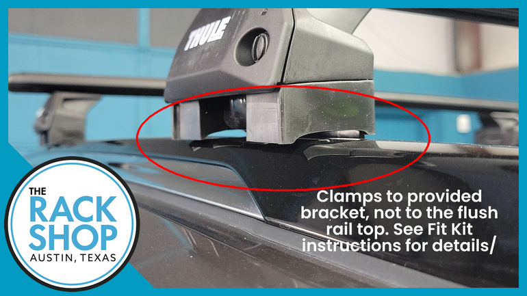 2021-2025 Jeep Grand Cherokee L (w/flush rails) Thule Crossbar Complete Roof Rack