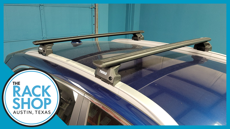 2017-2022 Kia Niro (w/flush rails) | Thule Crossbar Complete Roof Rack