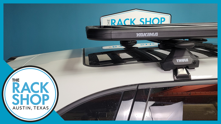 2011-2018 Porsche Cayenne (w/bare roof) Thule Crossbar Roof Rack + Yakima LockNLoad Platform