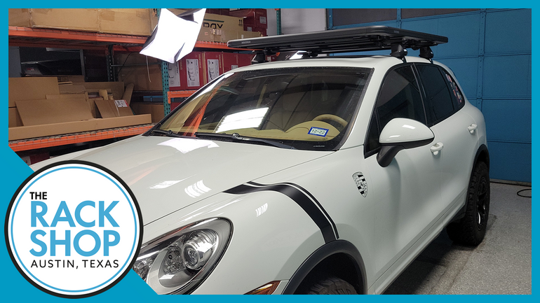 2011-2018 Porsche Cayenne (w/bare roof) Thule Crossbar Roof Rack + Yakima LockNLoad Platform