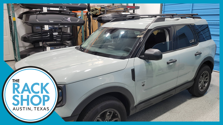 2021-2025 Ford Bronco Sport (w/raised rails) Rhino-Rack Vortex Aero RX Complete Roof Rack