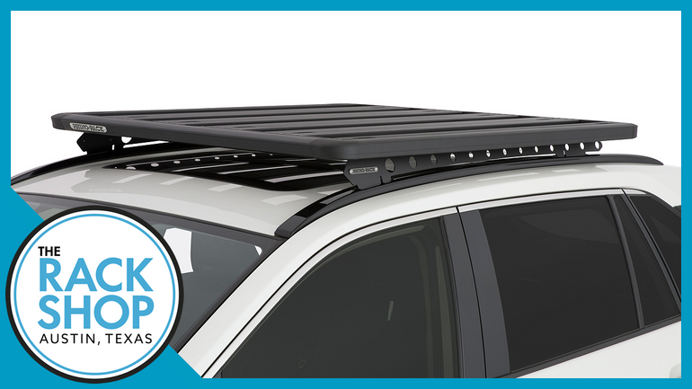 2019-2025 Toyota Rav4 (w/flush rails) Rhino-Rack Pioneer Platform + Backbone Complete Roof Rack | 52 x 49