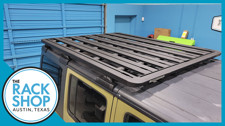2007-2018 Jeep Wrangler JK 4DR Pioneer Platform + Backbone Complete Roof Rack | 72 x 56
