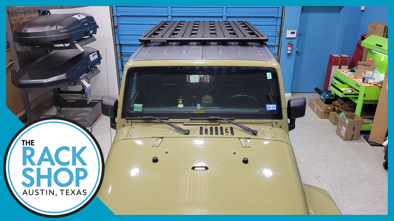 2007-2018 Jeep Wrangler JK 4DR Pioneer Platform + Backbone Complete Roof Rack | 72 x 56