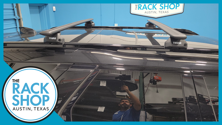 2017-2025 Land Rover Discovery (w/flush rails) Thule Crossbar Complete Roof Rack