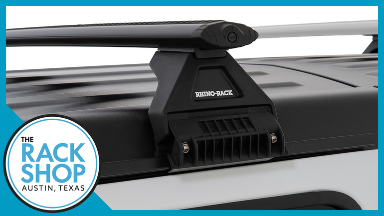 2018-2025 Jeep Wrangler JL 2DR Rain Gutter Vortex Aero Complete Roof Rack