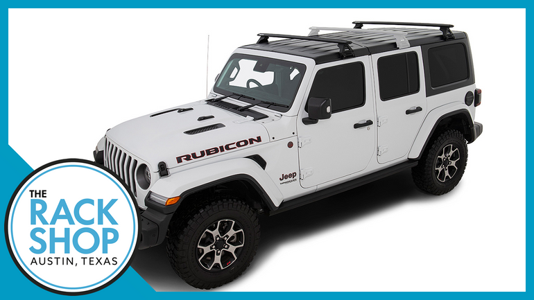 2018-2025 Jeep Wrangler JL 2DR Rain Gutter Vortex Aero Complete Roof Rack