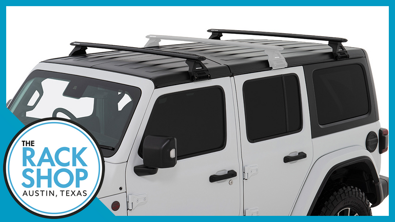 2018-2025 Jeep Wrangler JL 2DR Rain Gutter Vortex Aero Complete Roof Rack