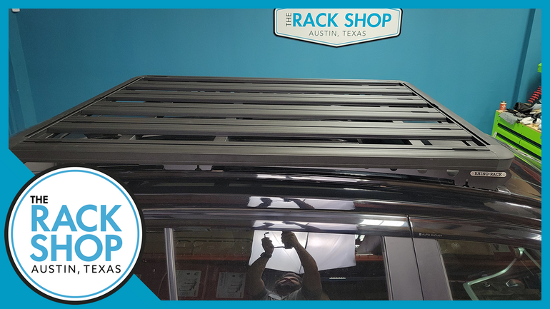 2019-2025 Toyota Rav4 (w/flush rails) Rhino-Rack Pioneer Platform + Backbone Complete Roof Rack | 60 x 49