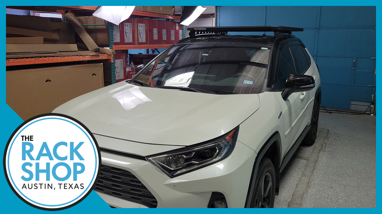 2019-2025 Toyota Rav4 (w/flush rails) Rhino-Rack Pioneer Platform + Backbone Complete Roof Rack | 60 x 49