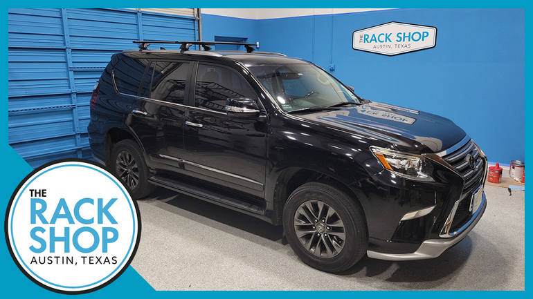 2010-2023 Lexus GX 460 (w/flush rails) Yakima Crossbar Complete Roof Rack